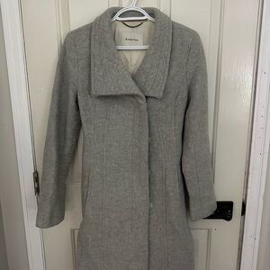 Babaton Gray Wool Coat